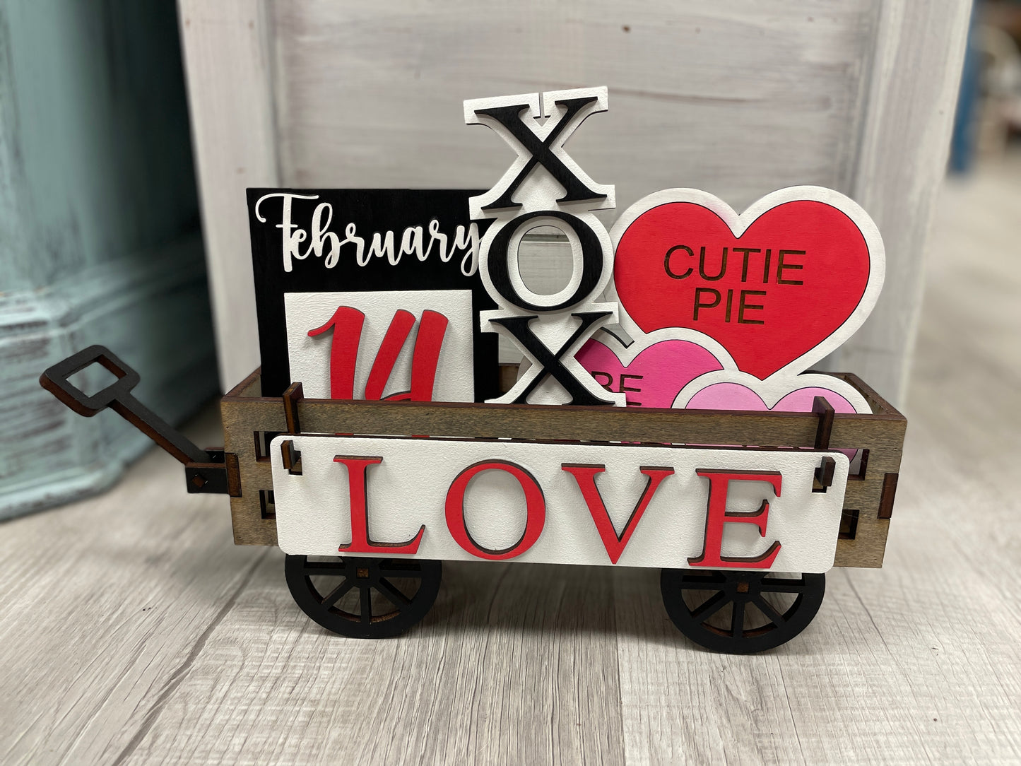 Valentine’s - Love wagon/shelf/crate set