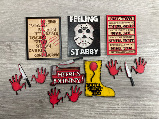 Horror tiered tray set