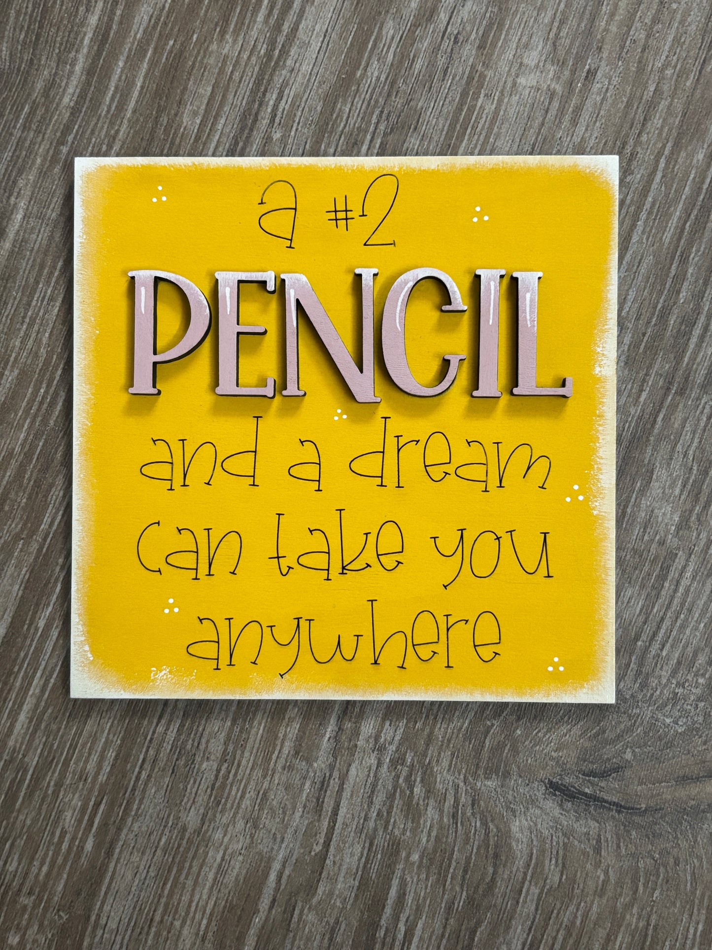 Teacher/school themed square inserts