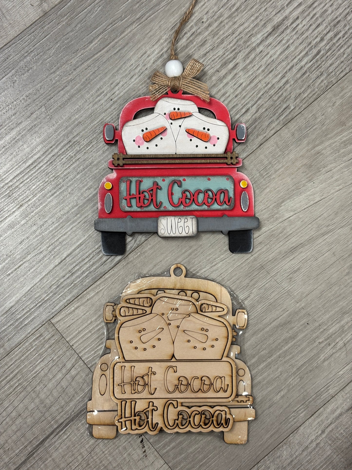 DIY ornament Kit- Christmas truck