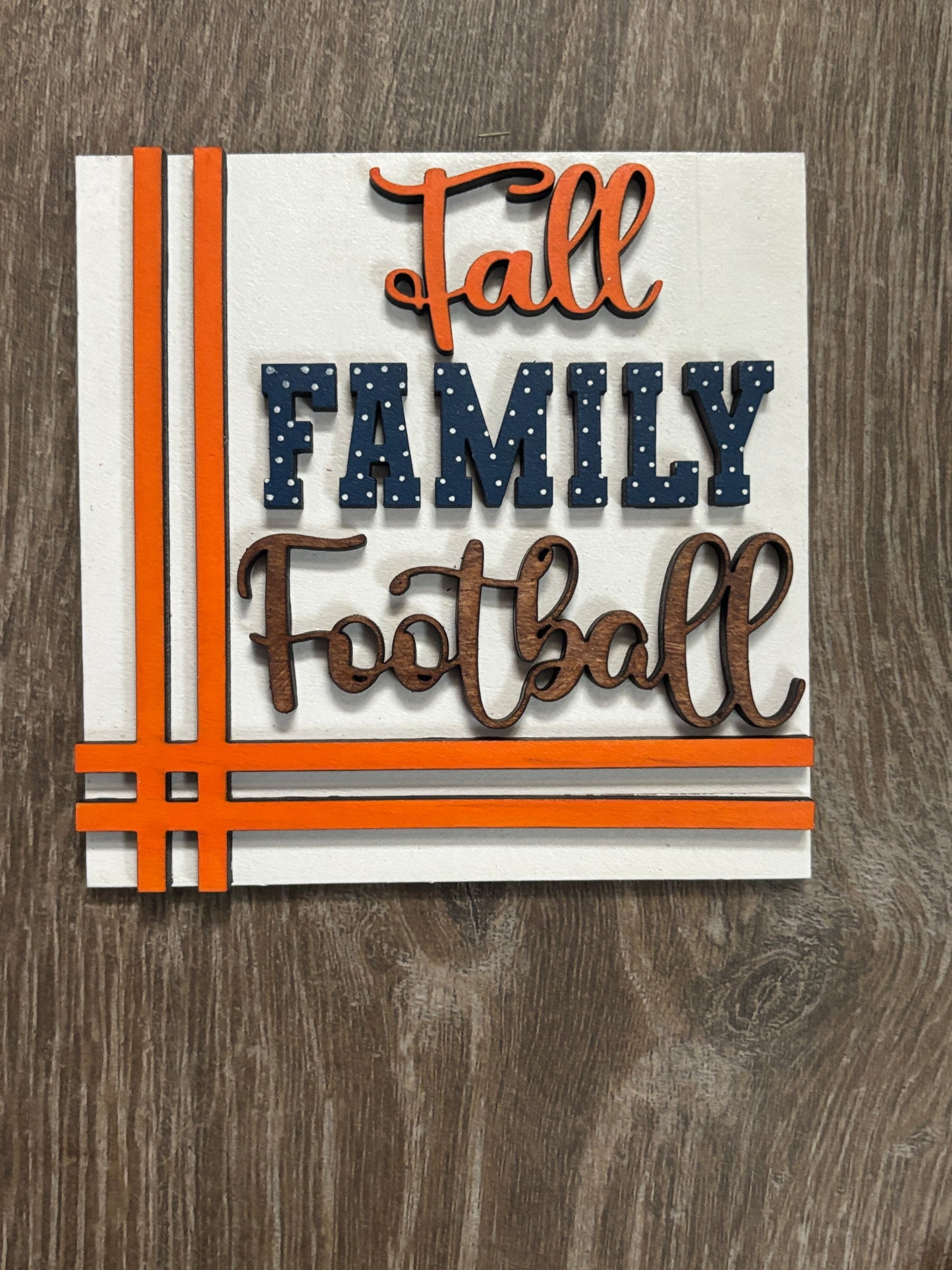 Football square inserts