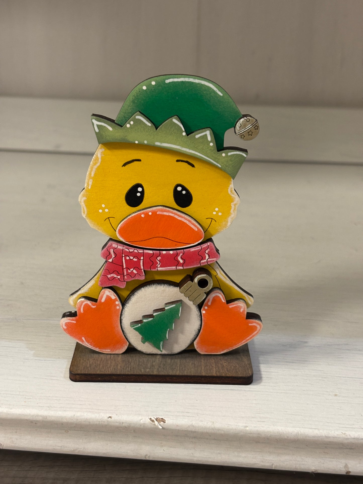 Standing Christmas ducks
