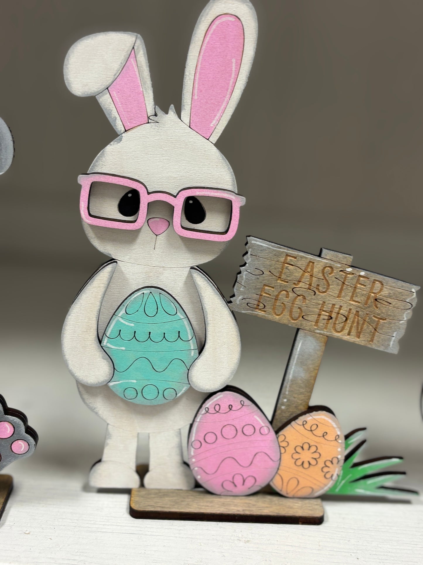 Mini standing Easter bunnies