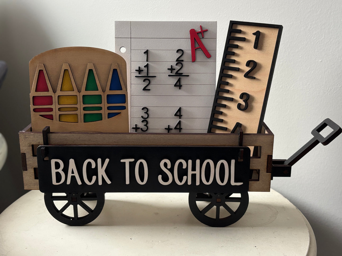 Back to School interchangeable set for wagon/shelf