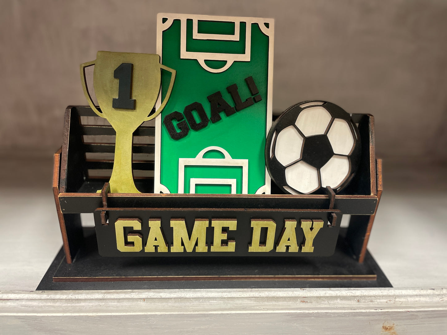 Soccer insert set for shelf and wagon