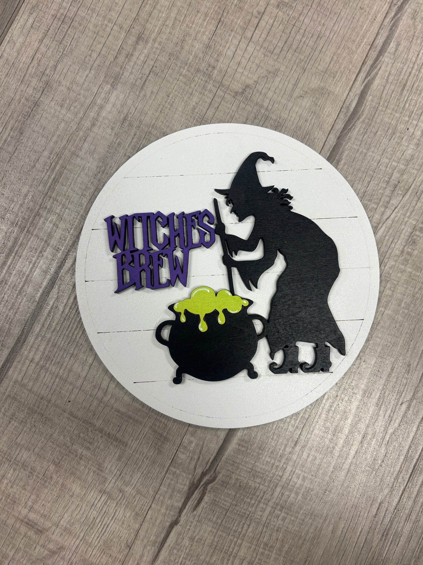 Interchangeable Halloween round inserts