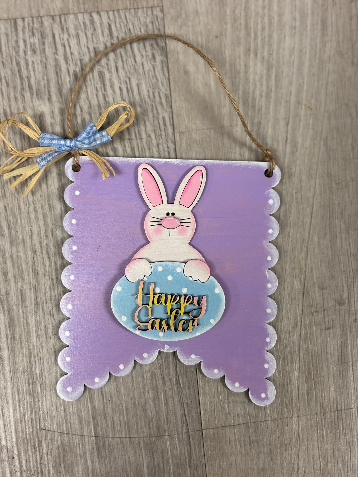 Mini seasonal hanging signs