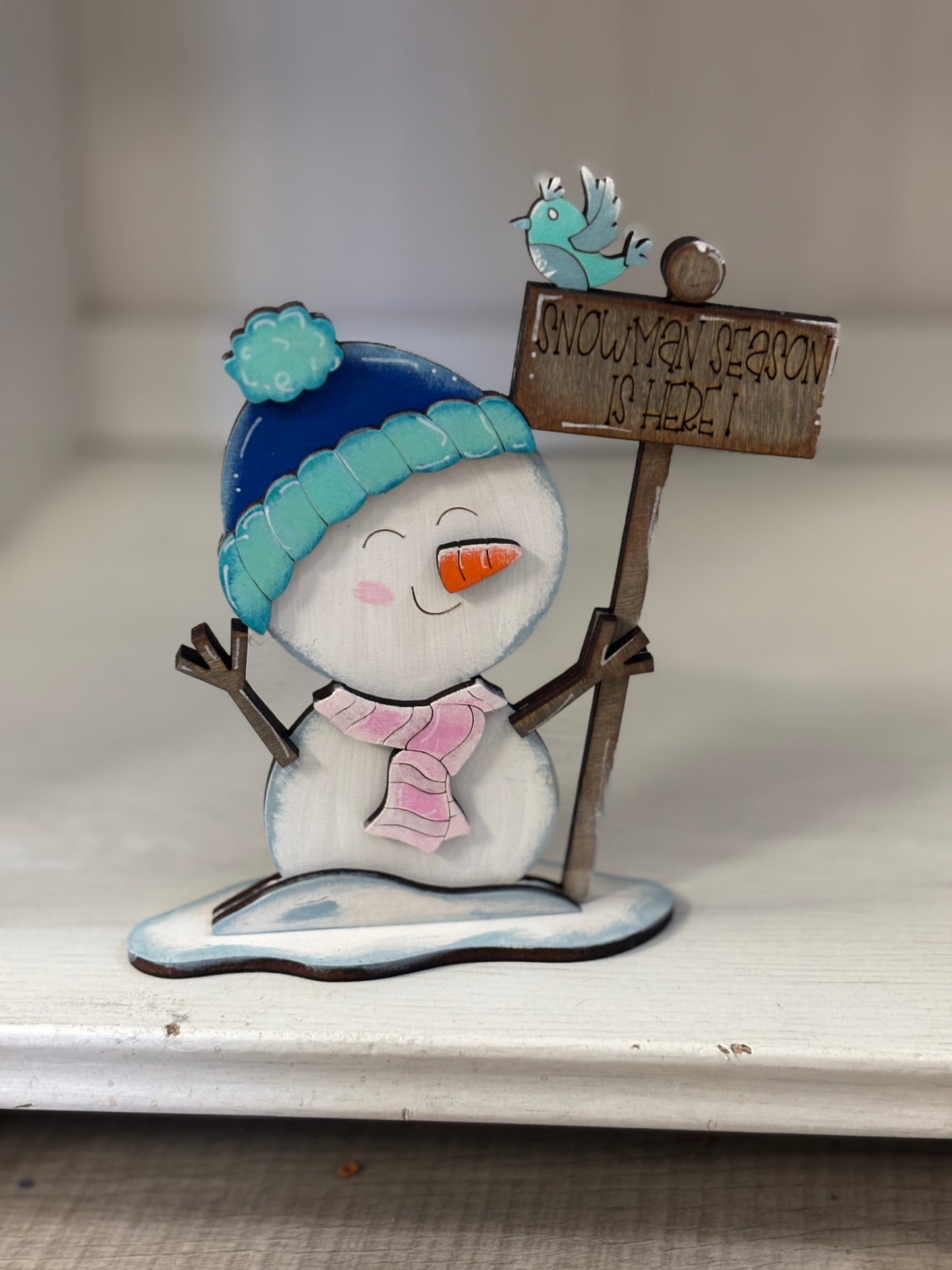 Mini standing snowmen - winter
