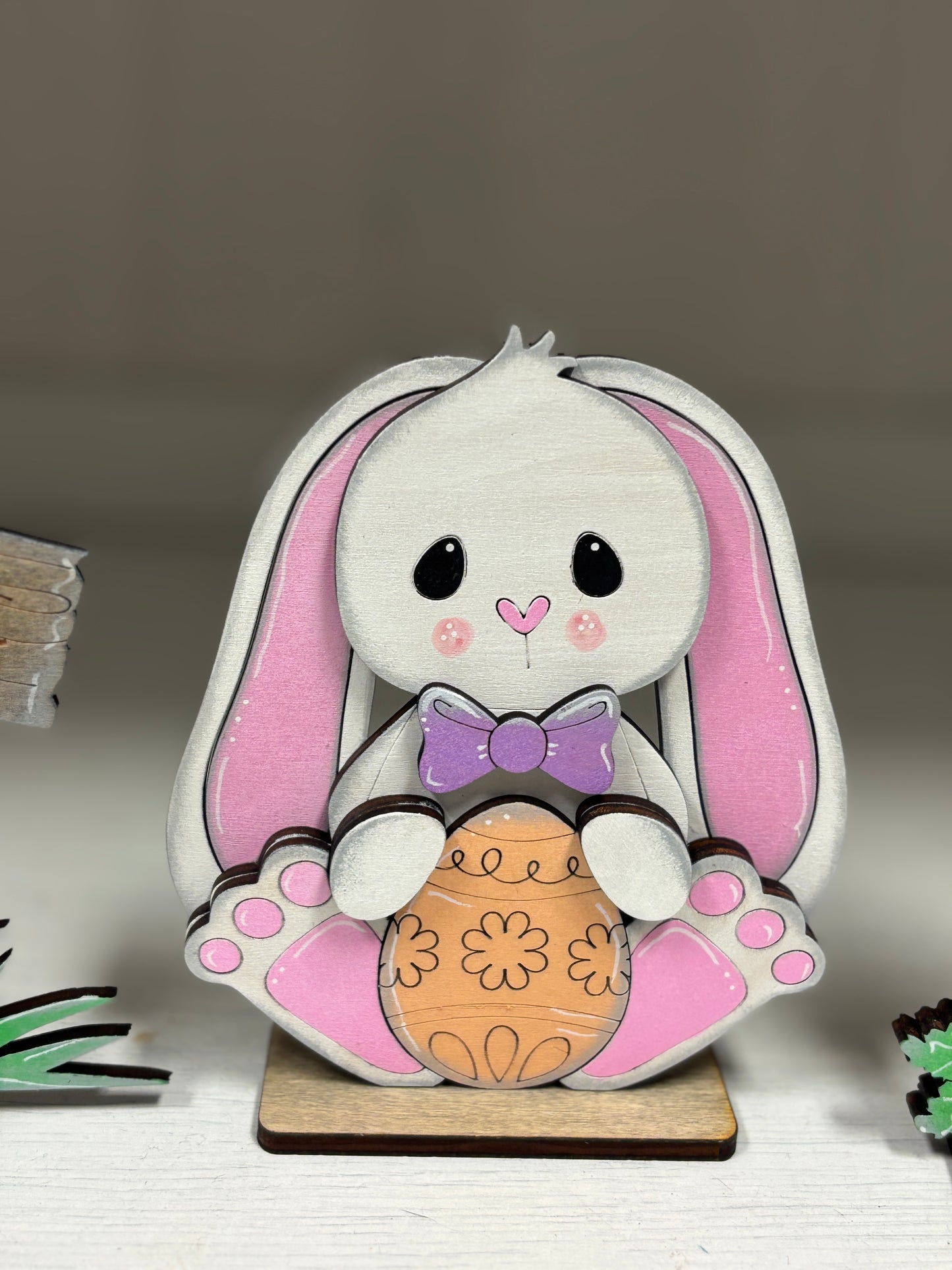 Mini standing Easter bunnies
