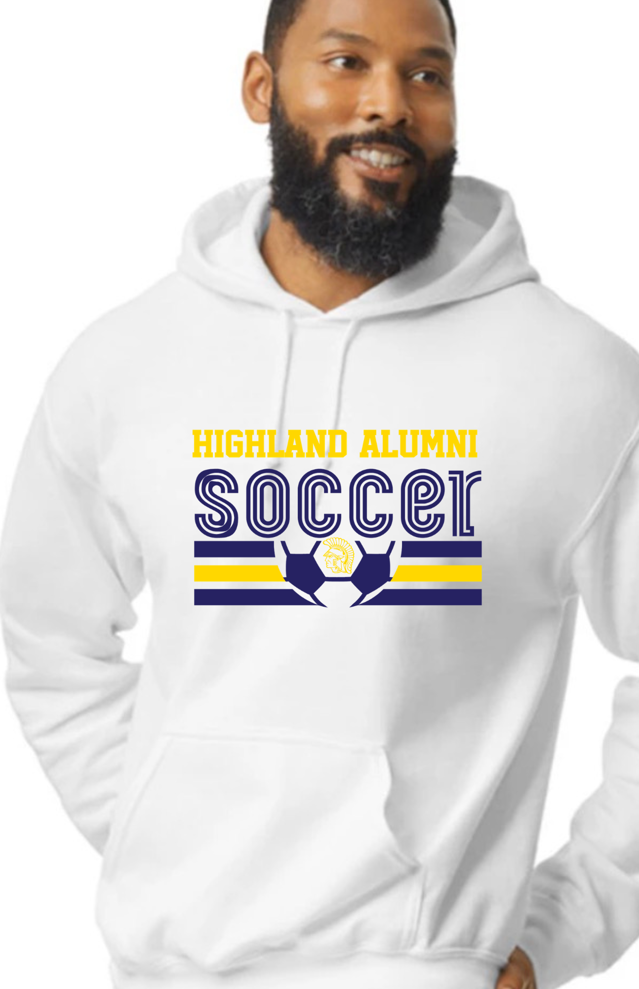 Retro Alumni Gildan Hooded Sweatshirt