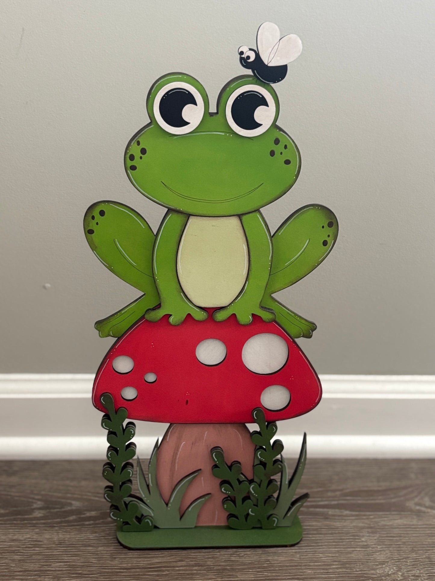 standing frog