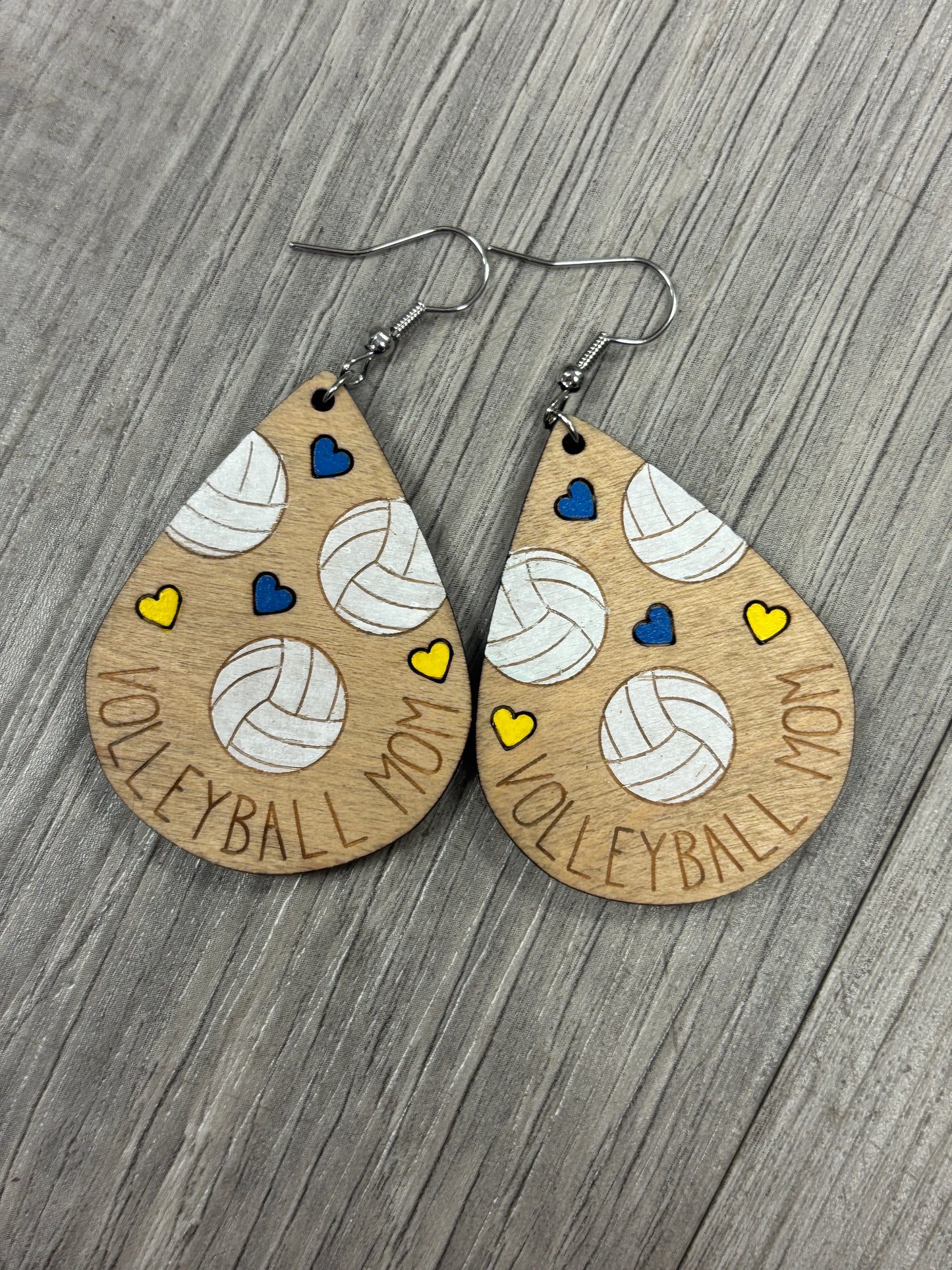 Volleyball earrings