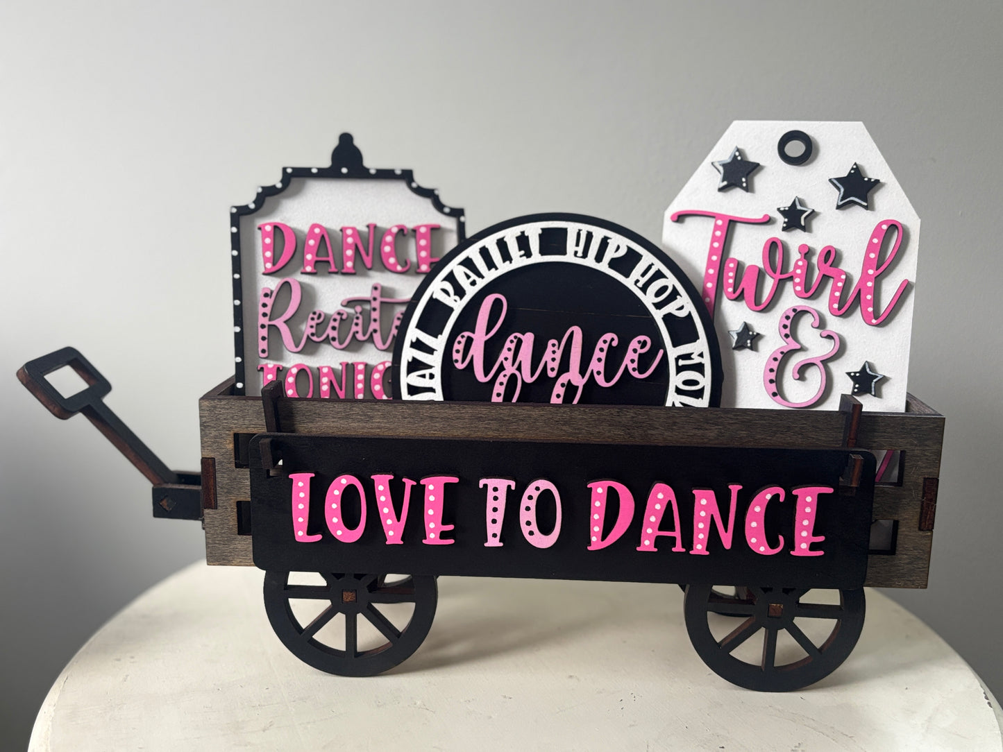 Dance wagon/shelf set