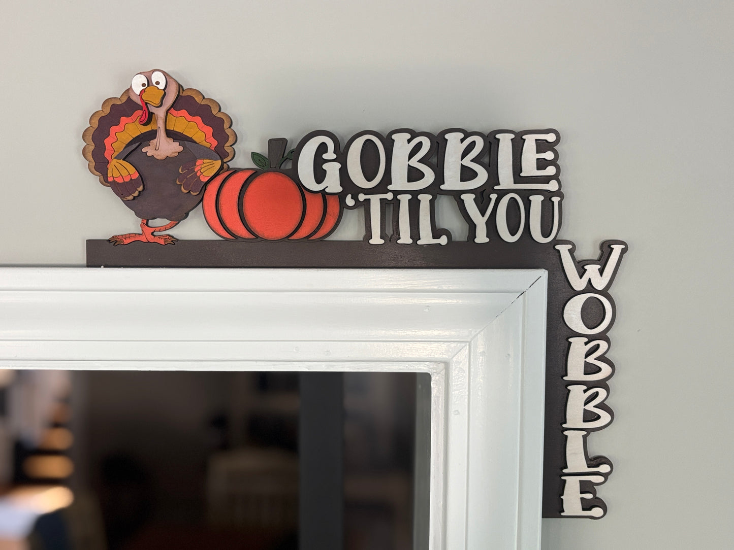Thanksgiving door corner toppers