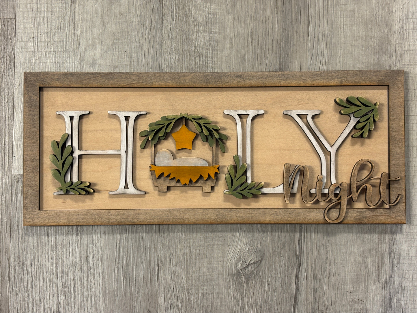 Holy night sign