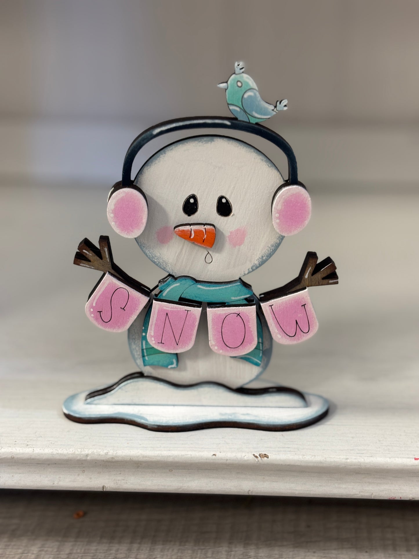 Mini standing snowmen - winter