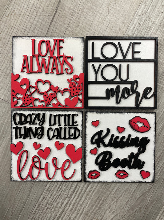 Valentine’s square inserts
