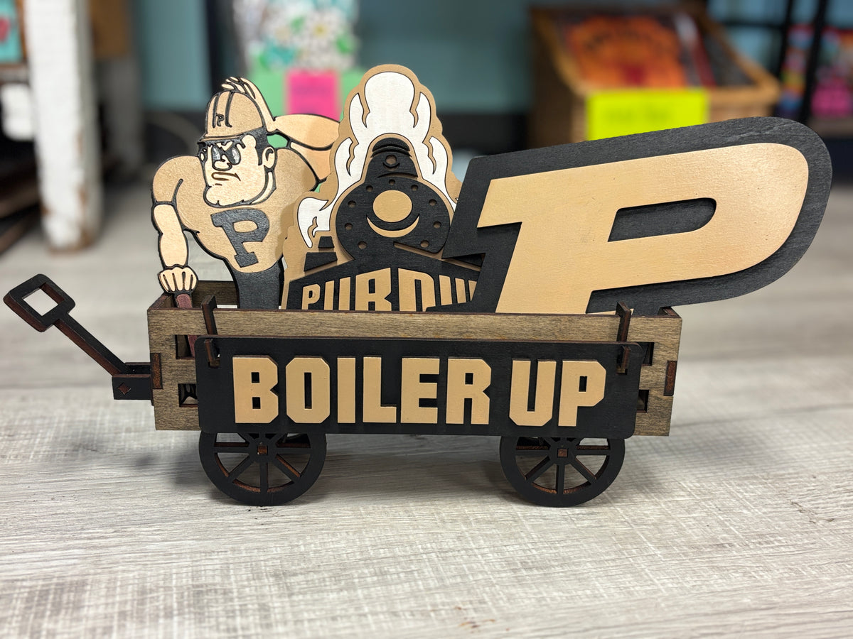 Purdue wagon/shelf set