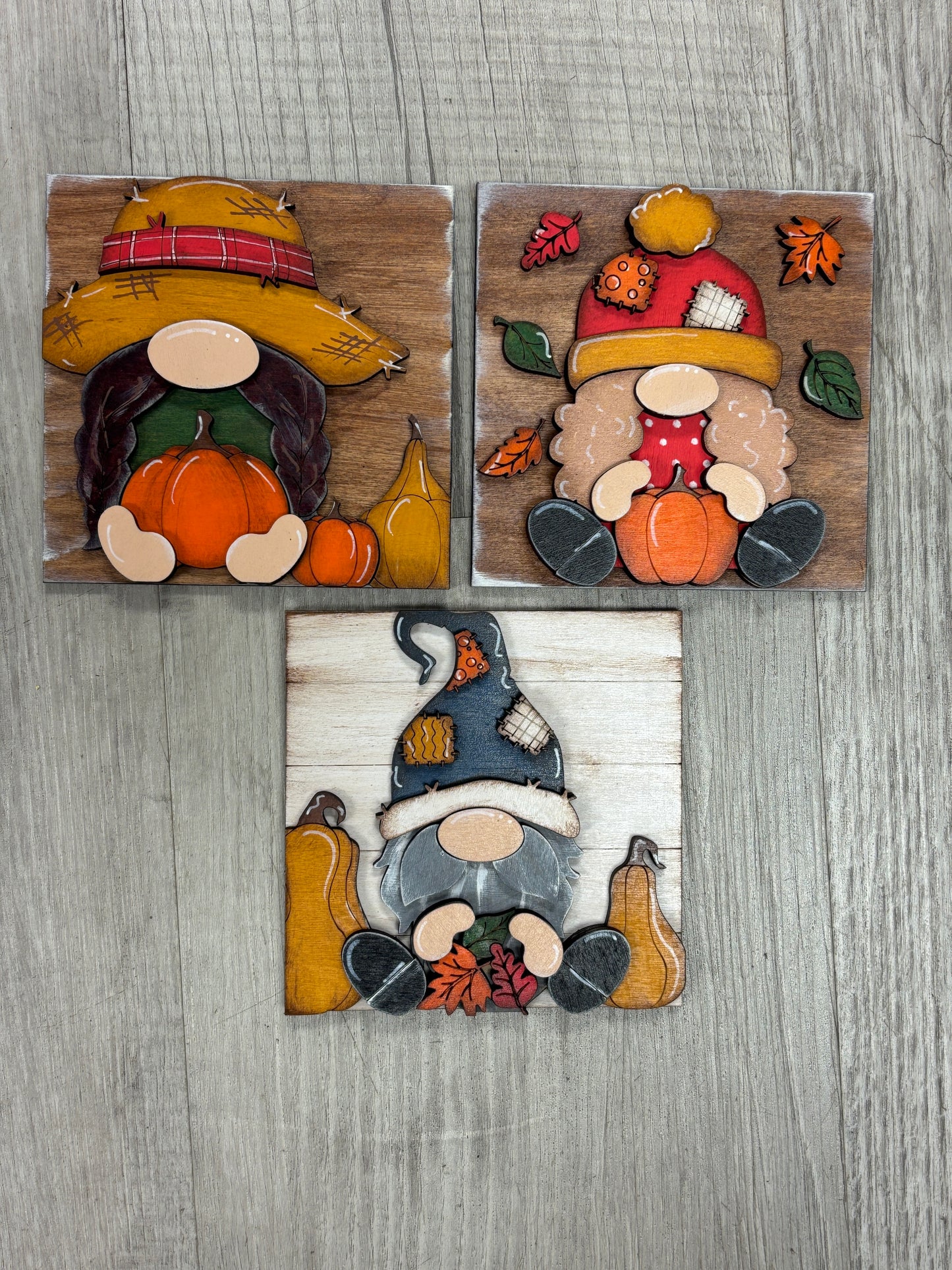 Fall - gnome square inserts