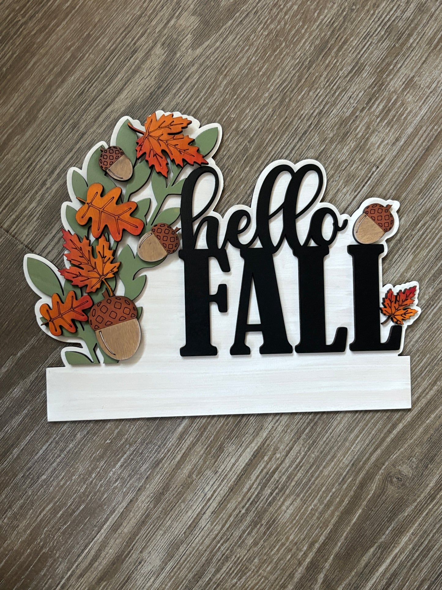 Hello Interchangeable door hanger and desk box and inserts (sold separately)