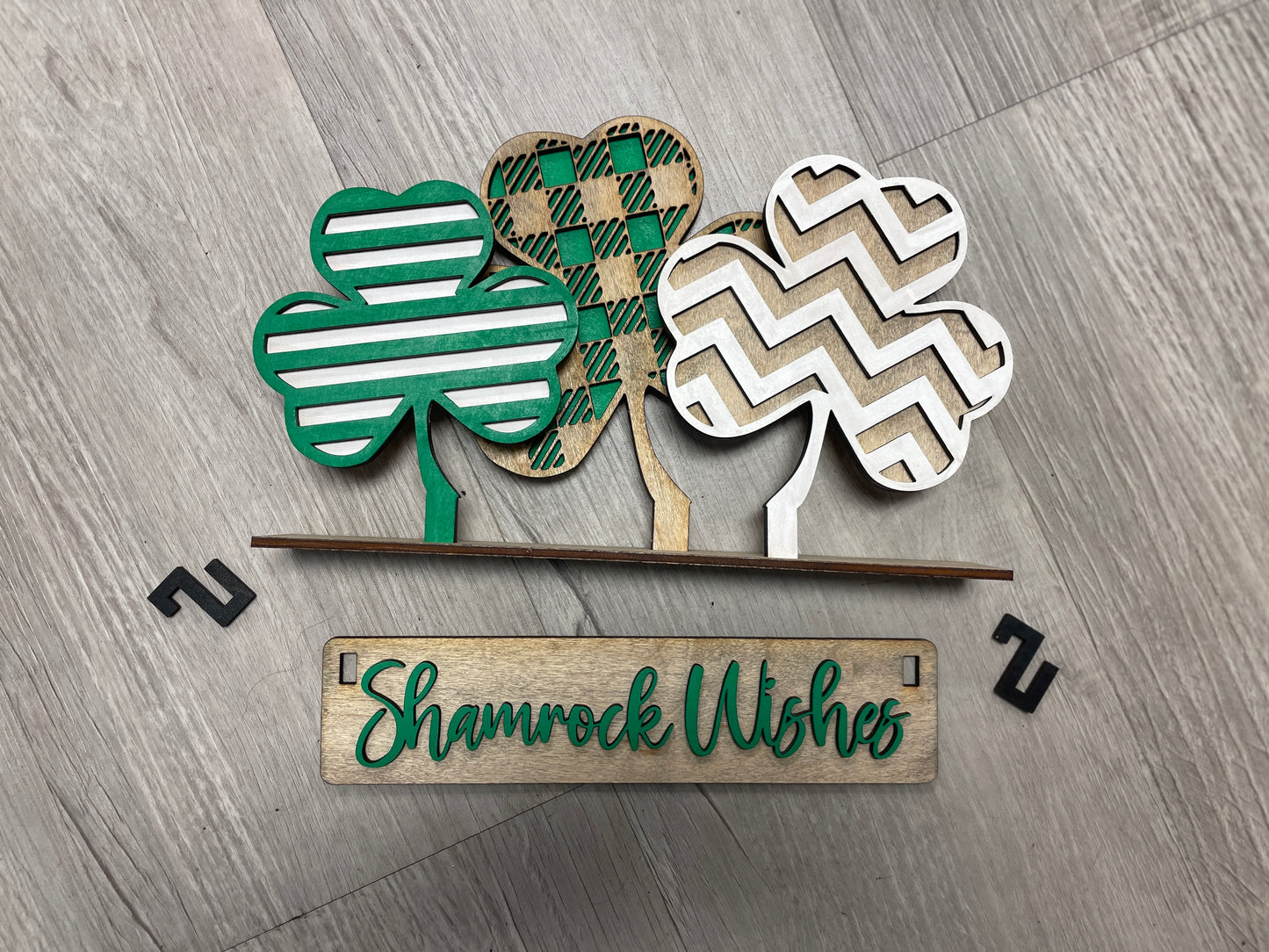 Wagon set w/Shamrocks