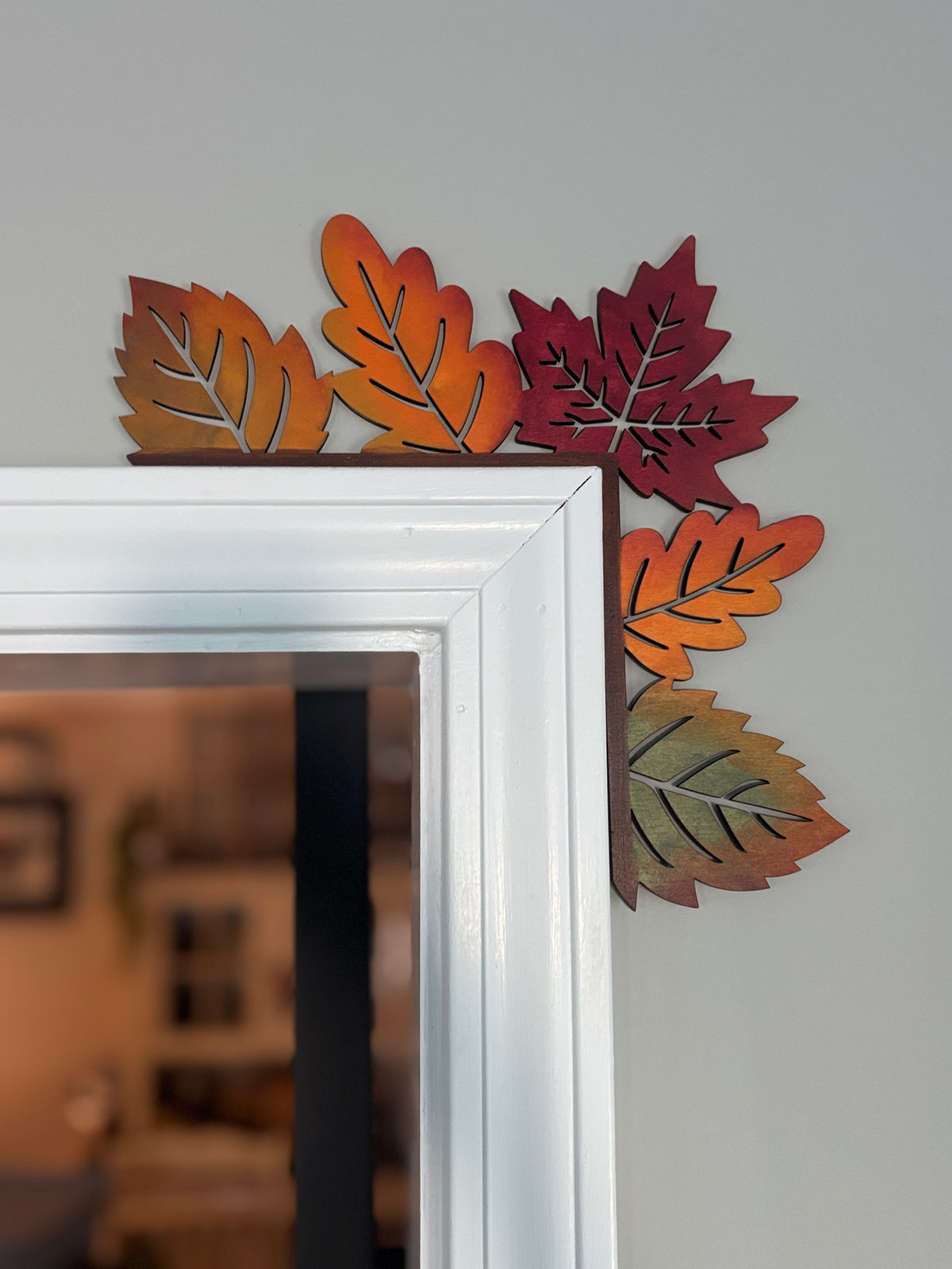 Fall door corner toppers