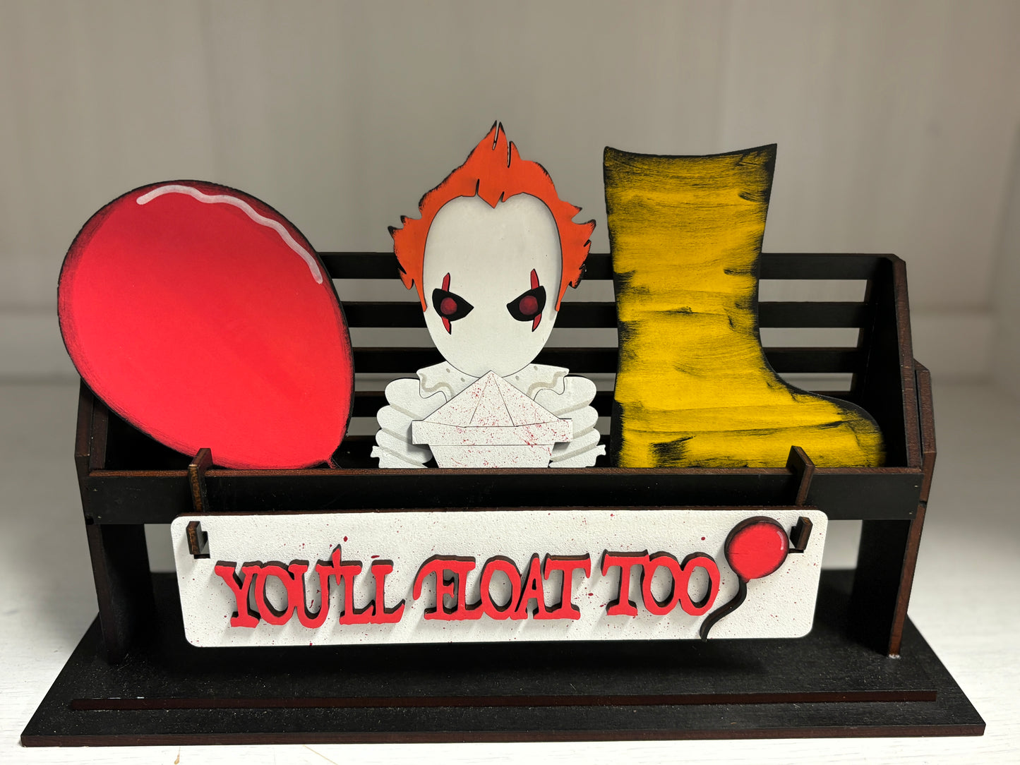 Pennywise- horror interchangeable insert set for wagon and shelf