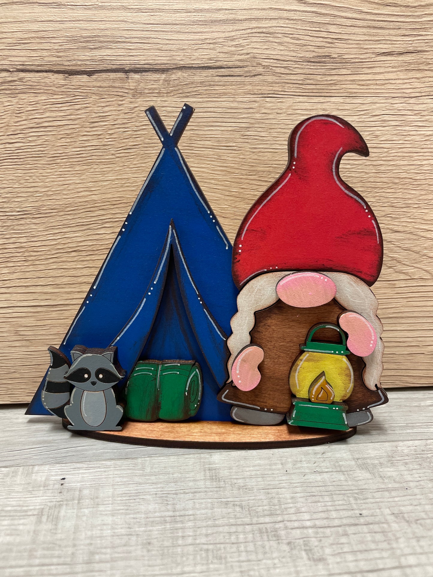Mini camping gnomes