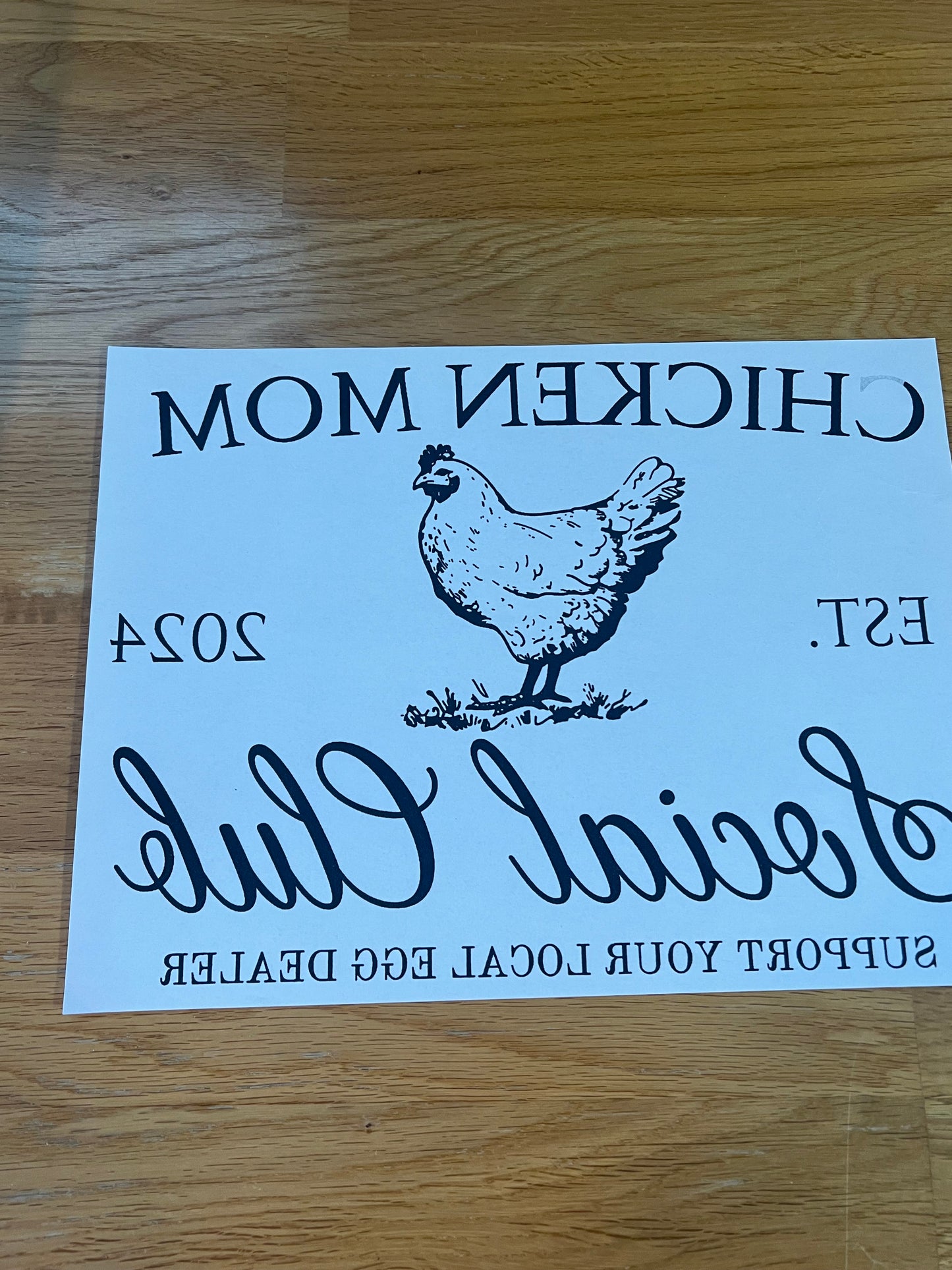 Chicken mom