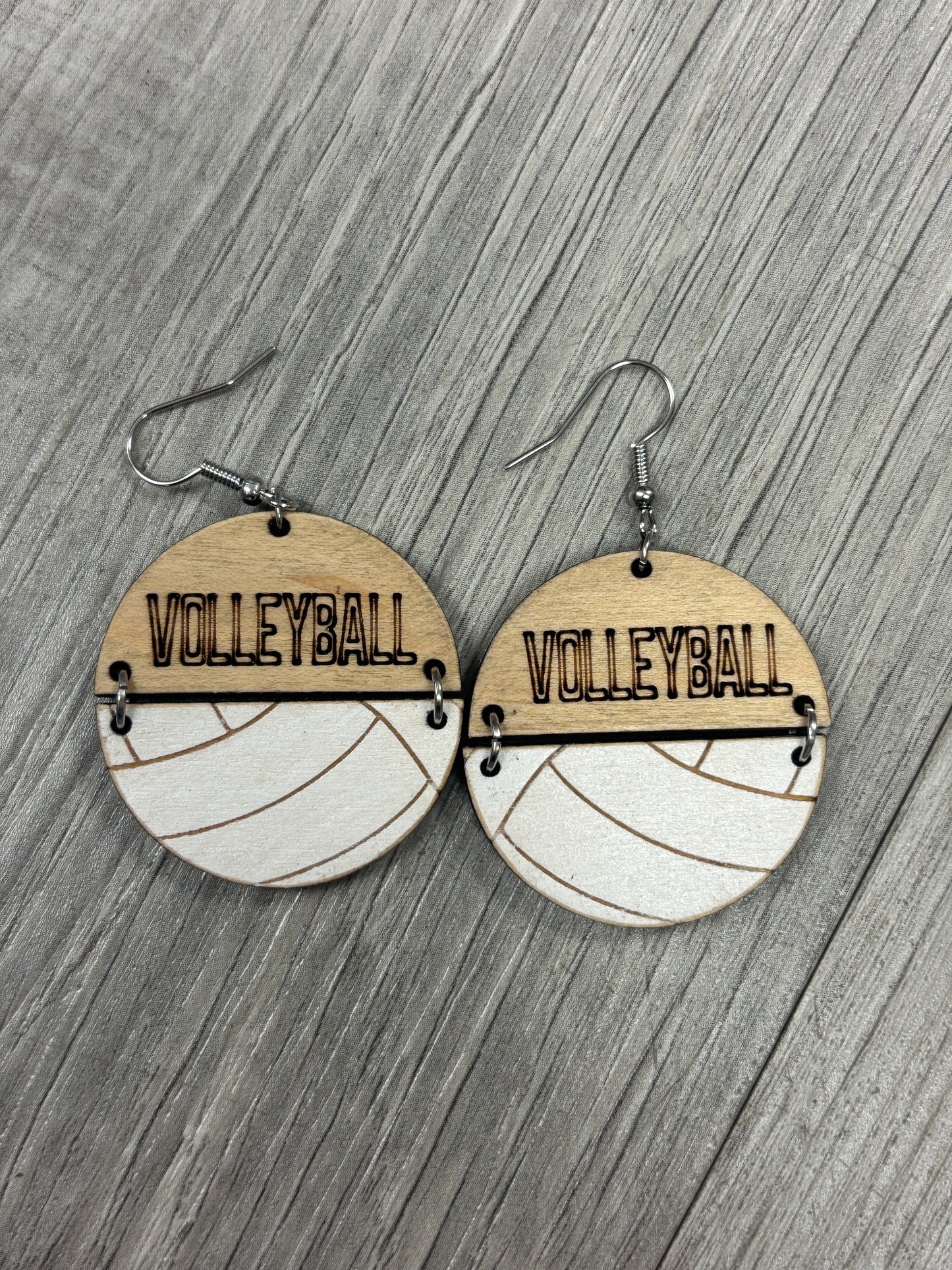 Volleyball earrings