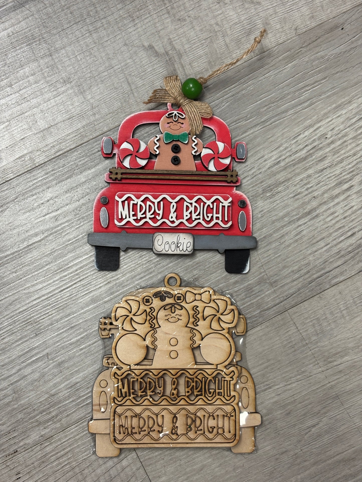 DIY ornament Kit- Christmas truck