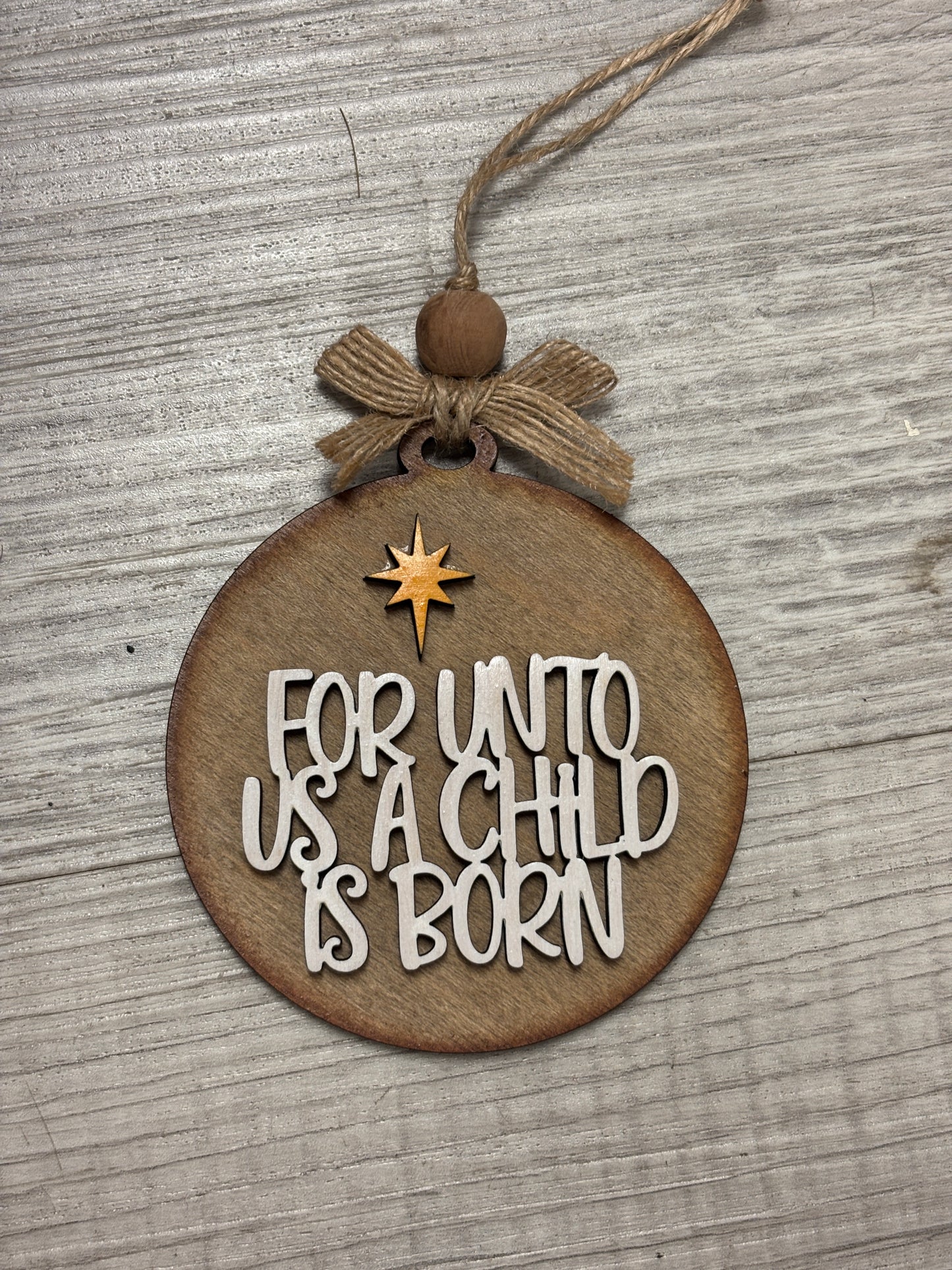 Christmas nativity ornaments