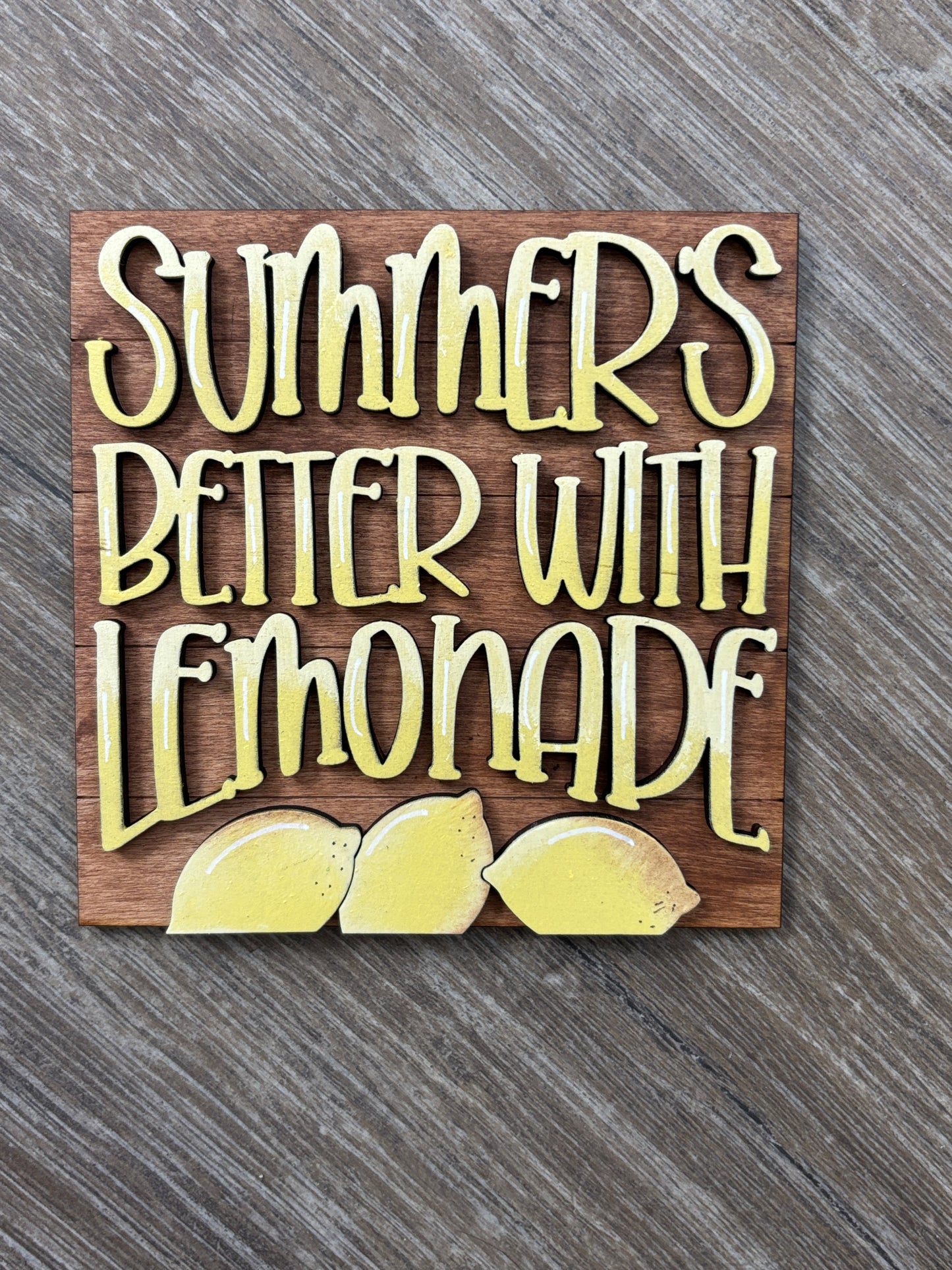 Lemon square inserts