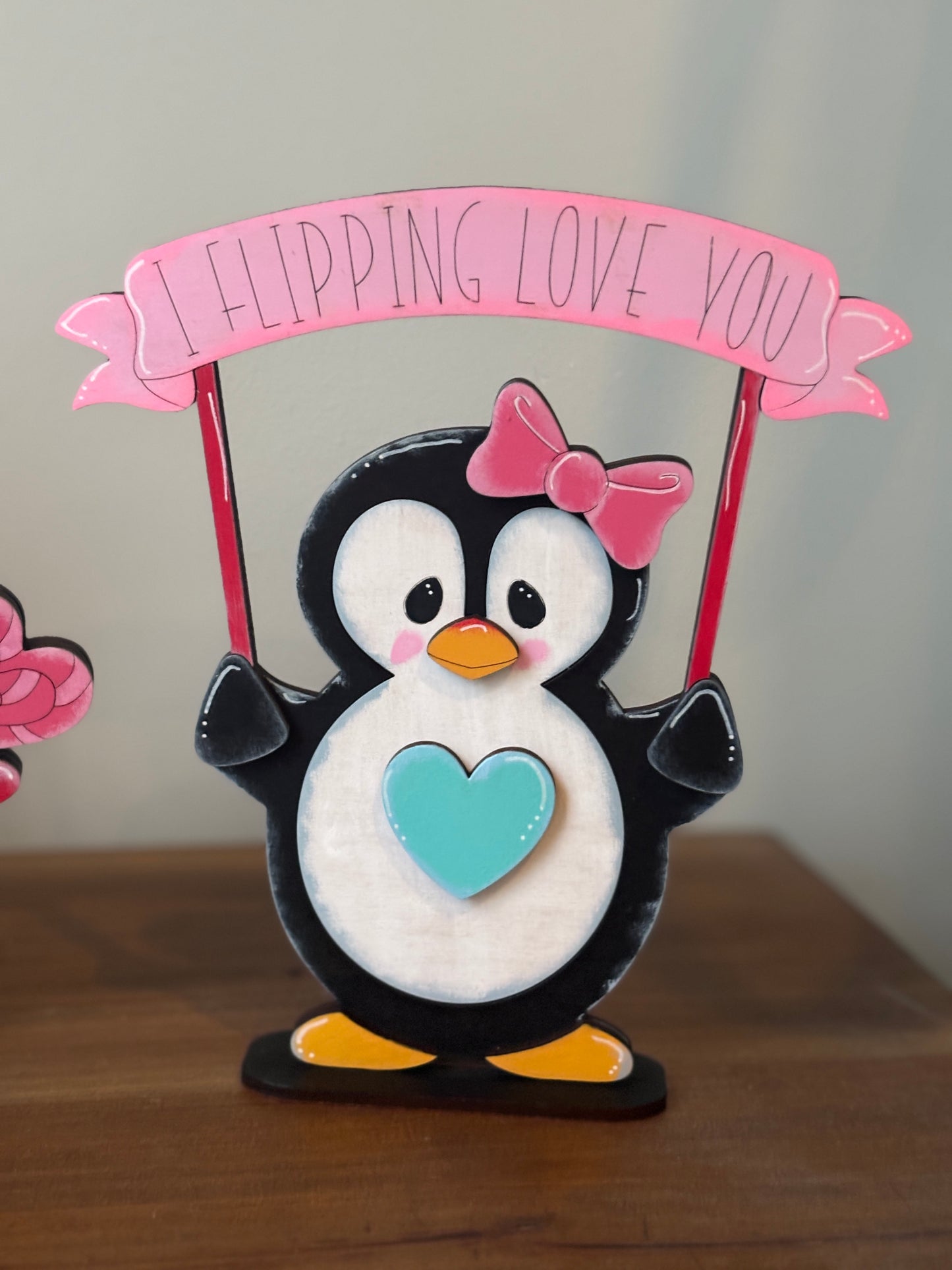Mini standing penguins- Valentine’s