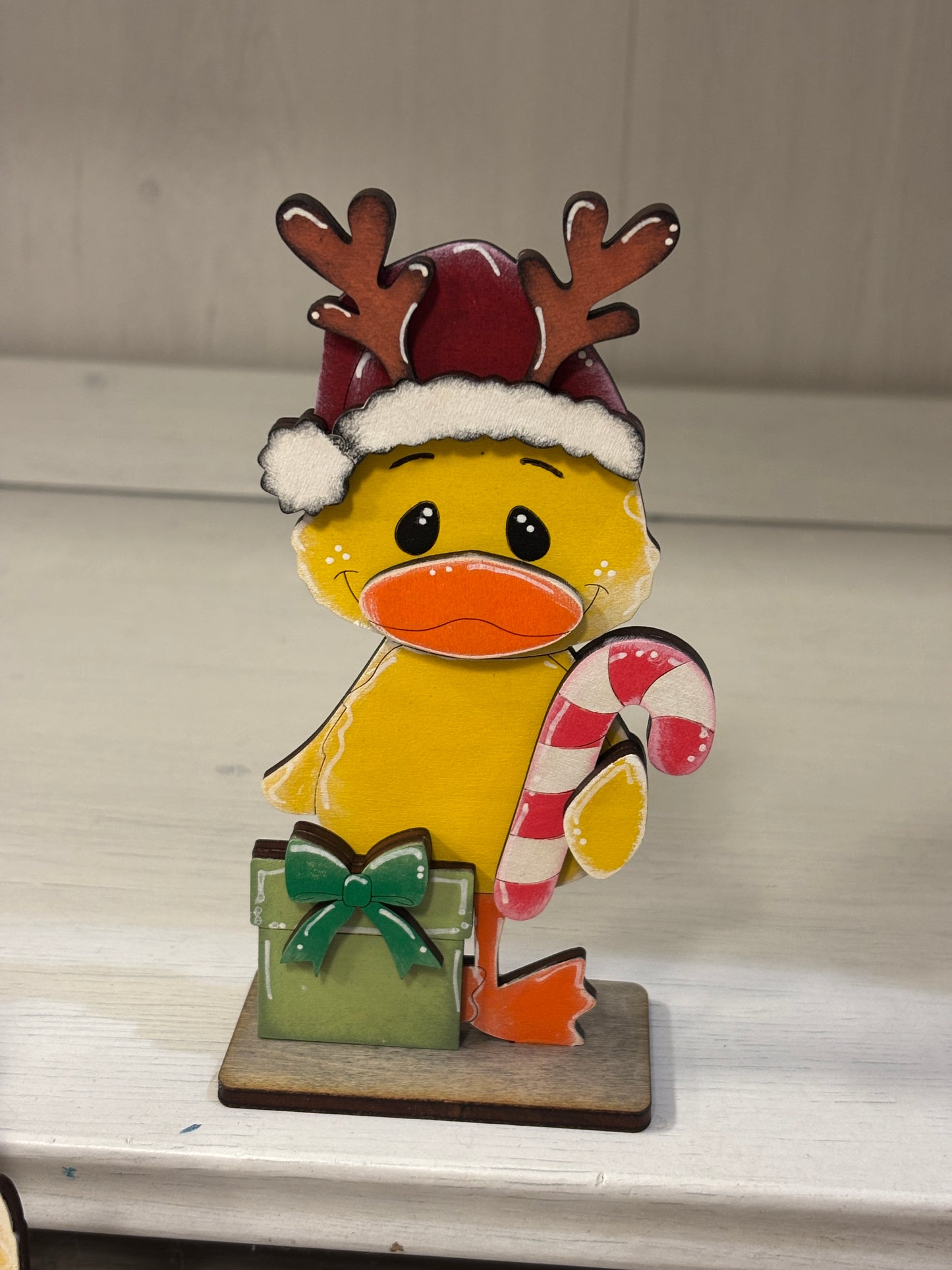 Standing Christmas ducks