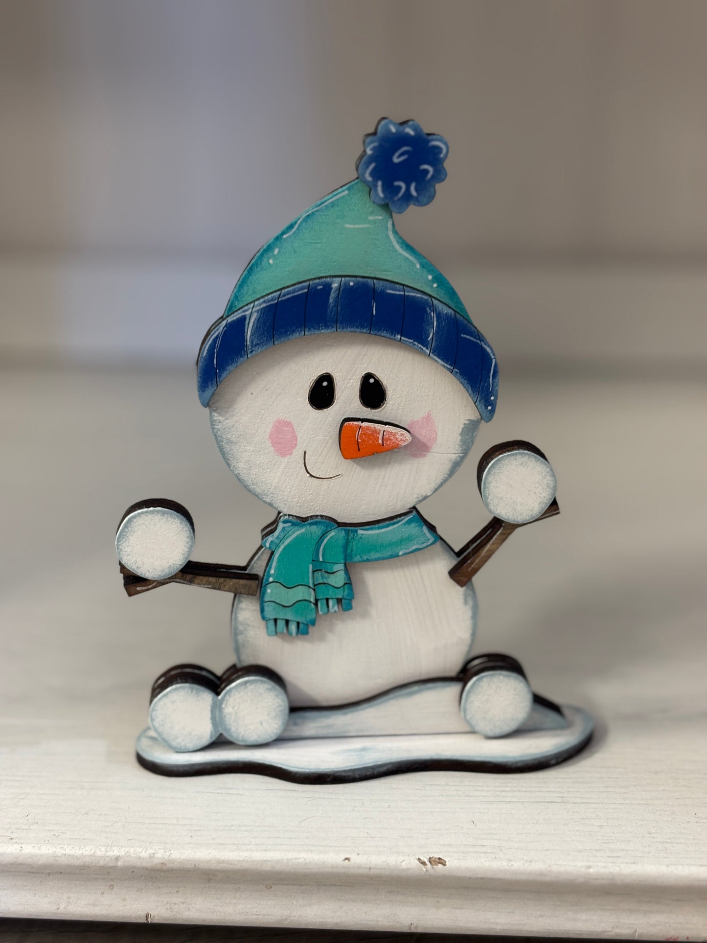 Mini standing snowmen - winter