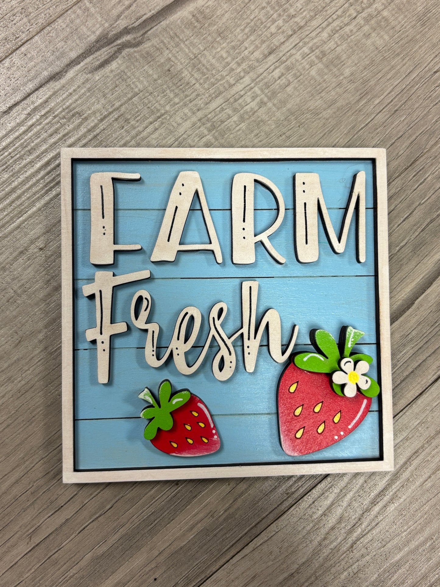 Strawberry square inserts