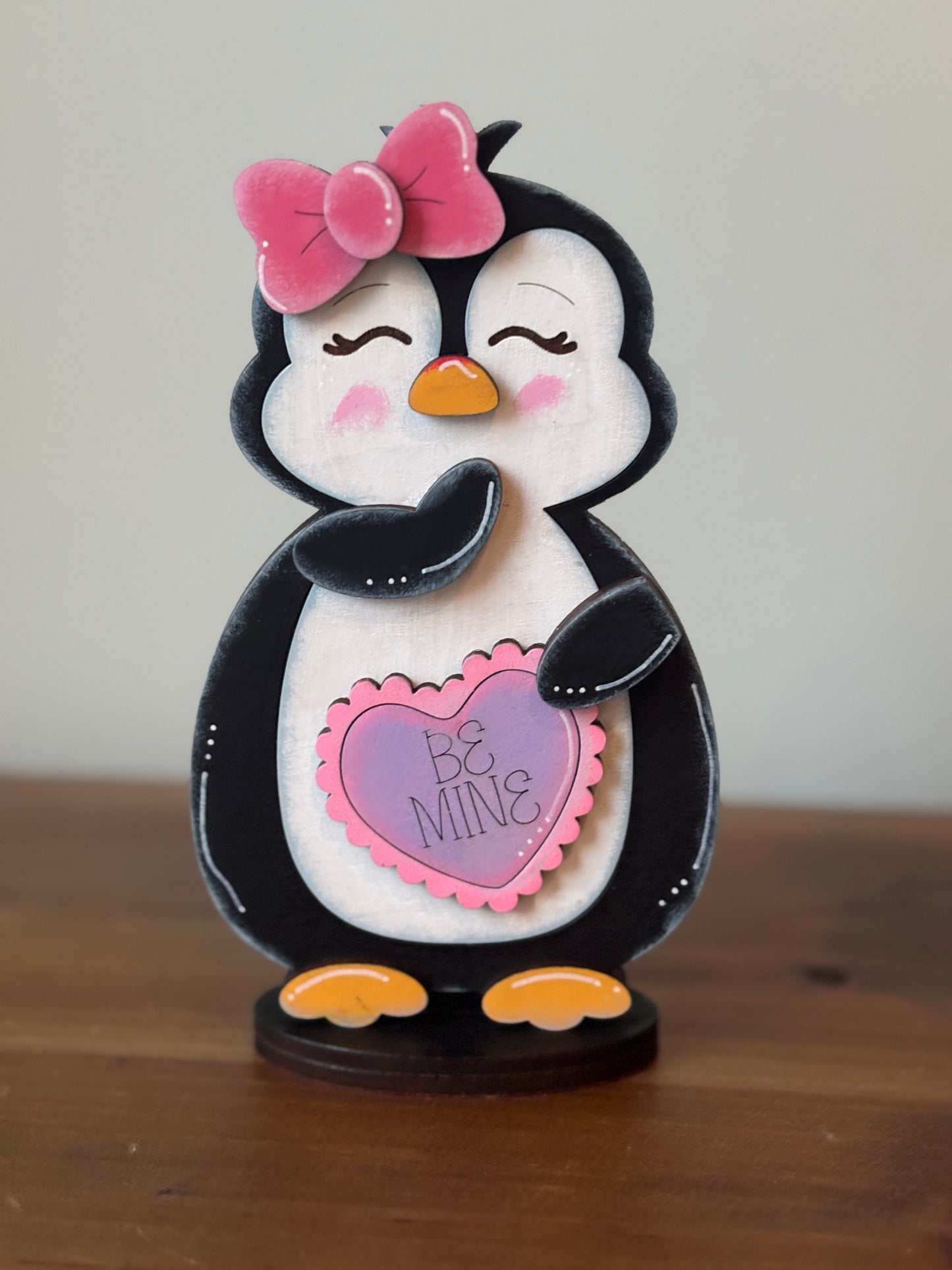 Mini standing penguins- Valentine’s