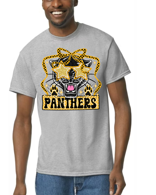 Panther preppy tee
