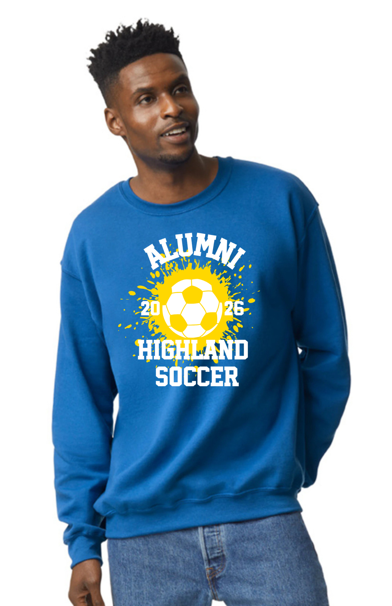 Splatter Alumni Gildan Crewneck