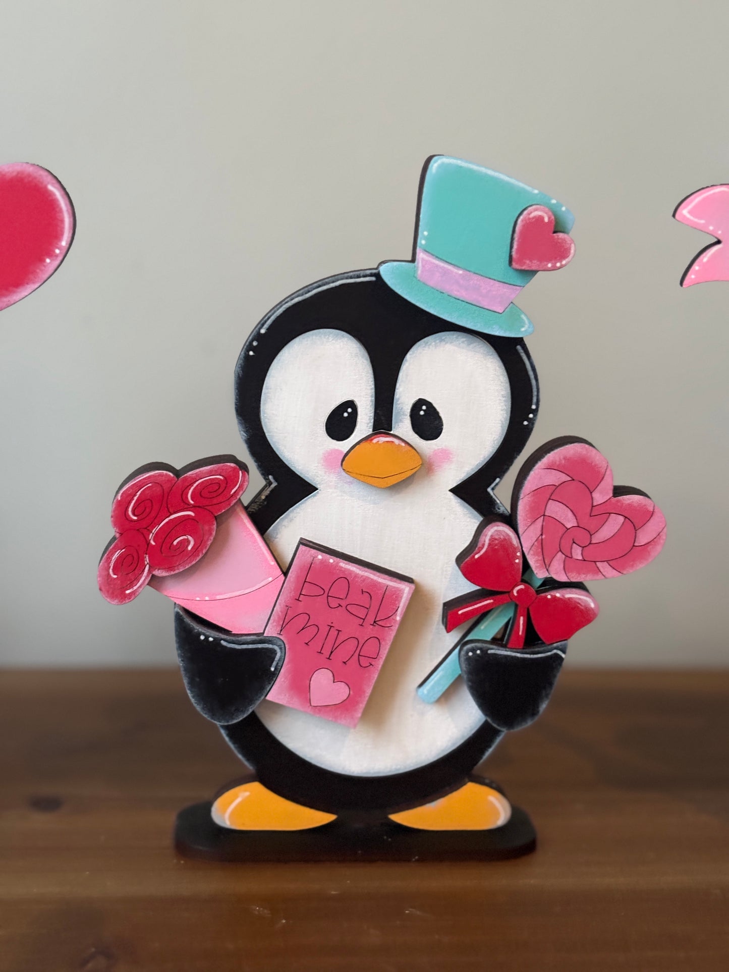 Mini standing penguins- Valentine’s
