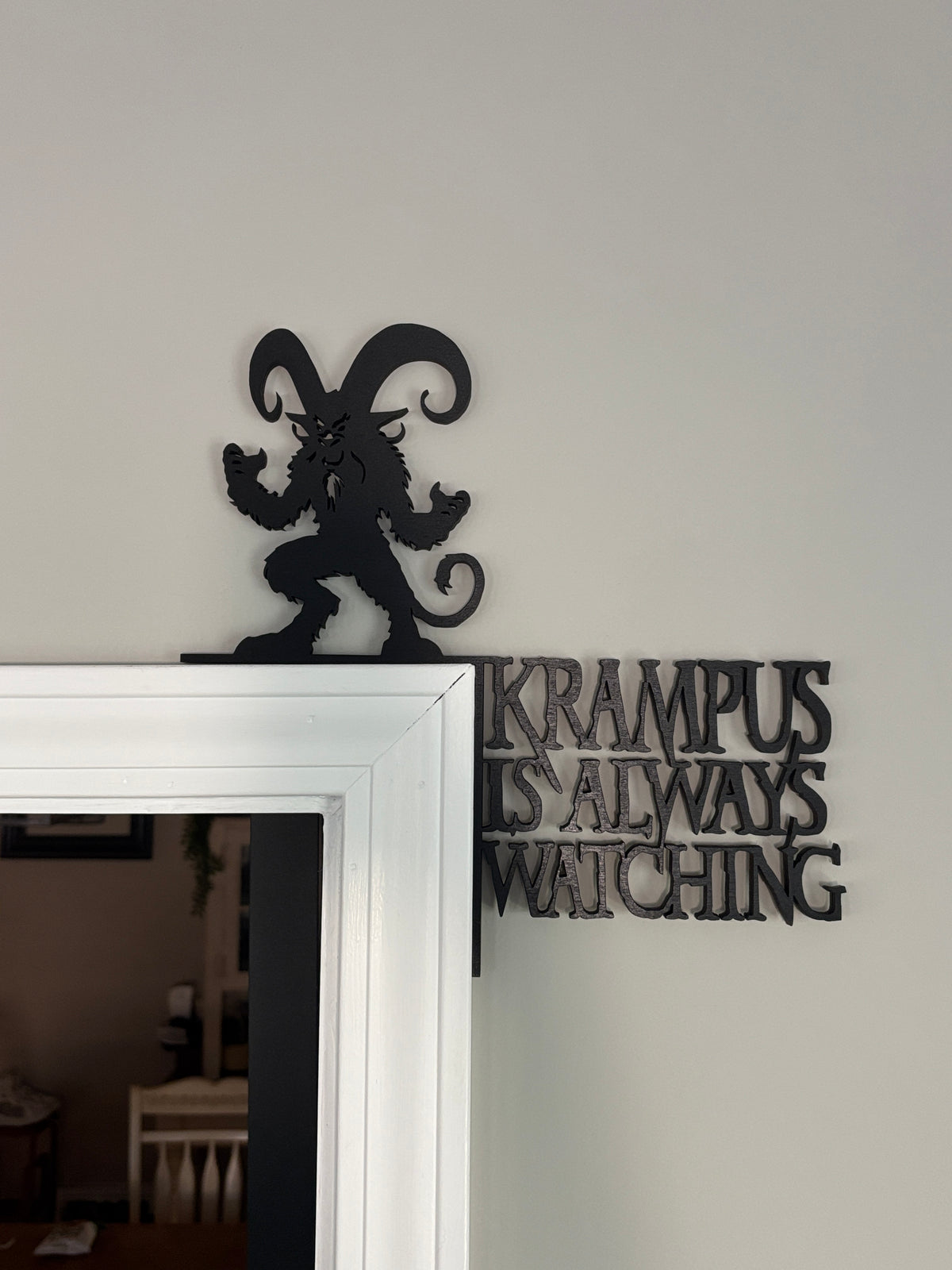 Horror door corner toppers