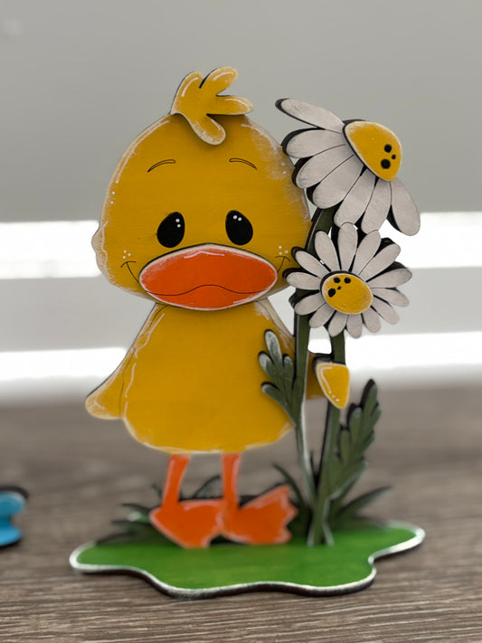 Mini standing spring ducks