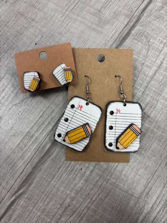 School teacher earrings