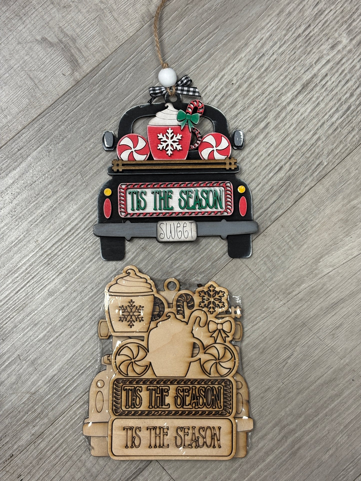 DIY ornament Kit- Christmas truck