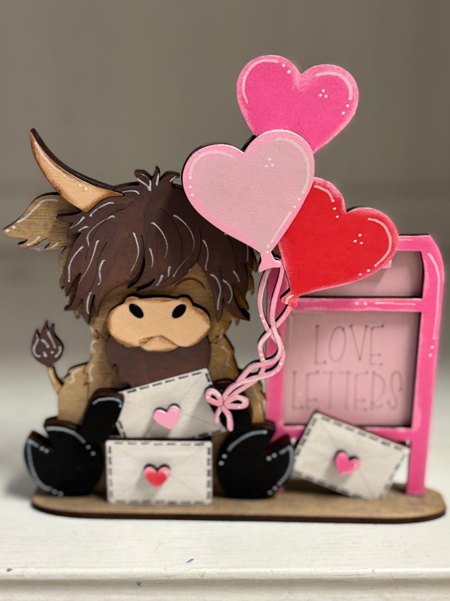 Mini standing highland cow- Valentine’s