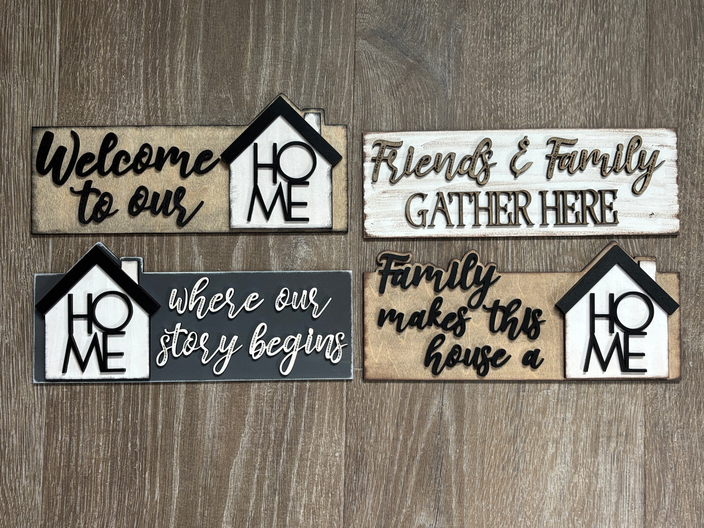 Interchangeable banner sign inserts