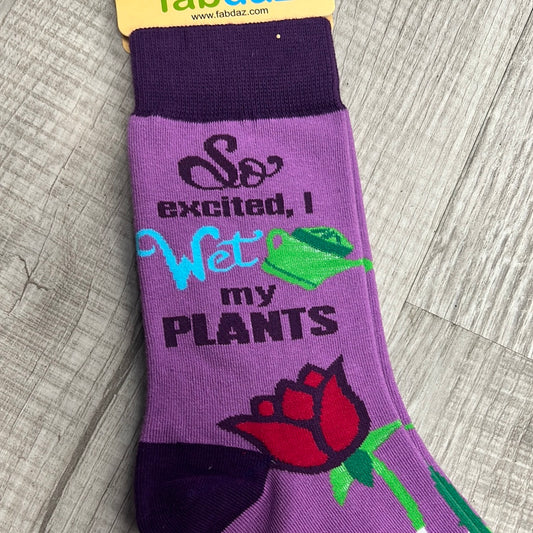 So excited, I wet my plants