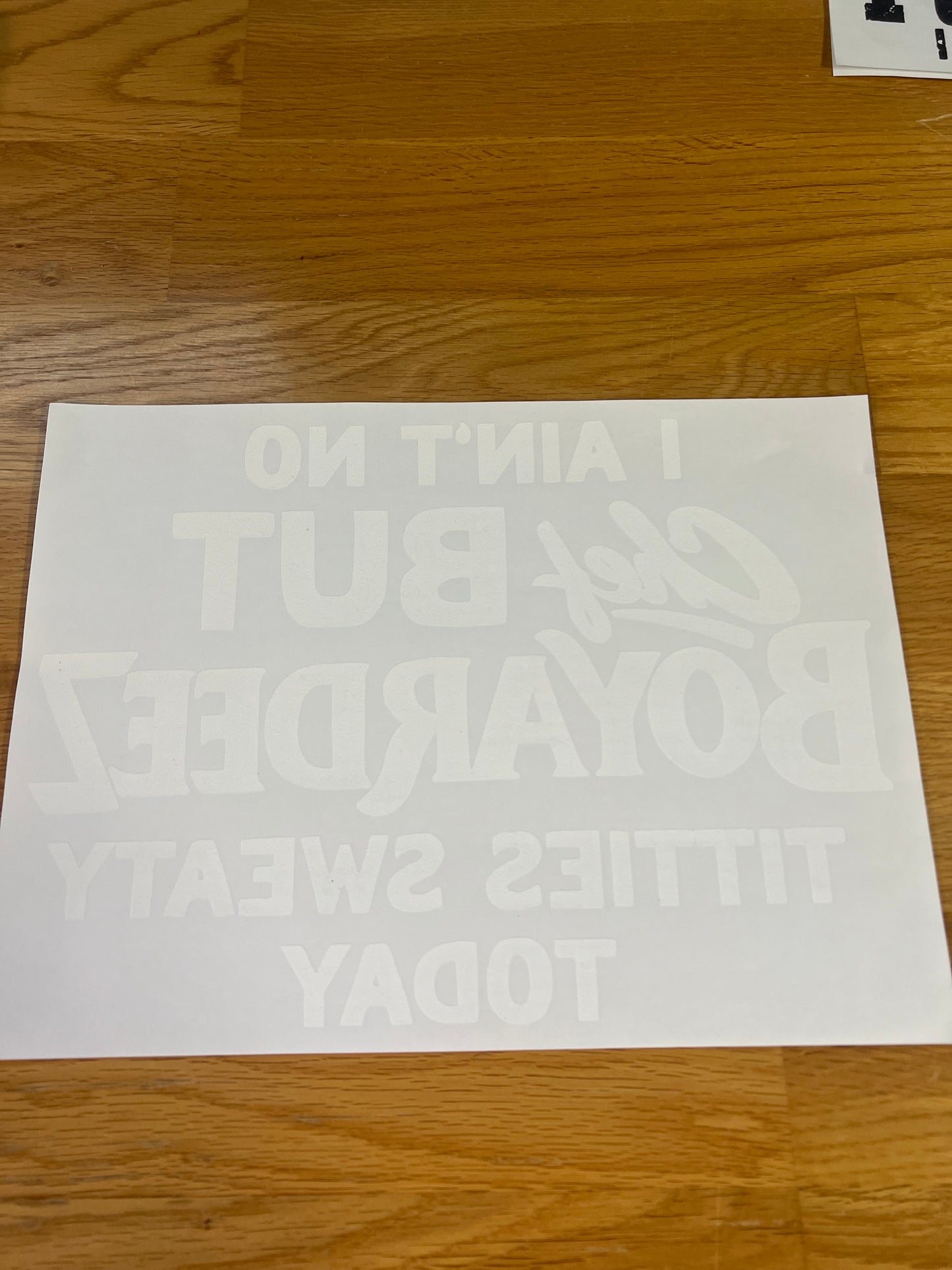 I ain’t no chef but …..