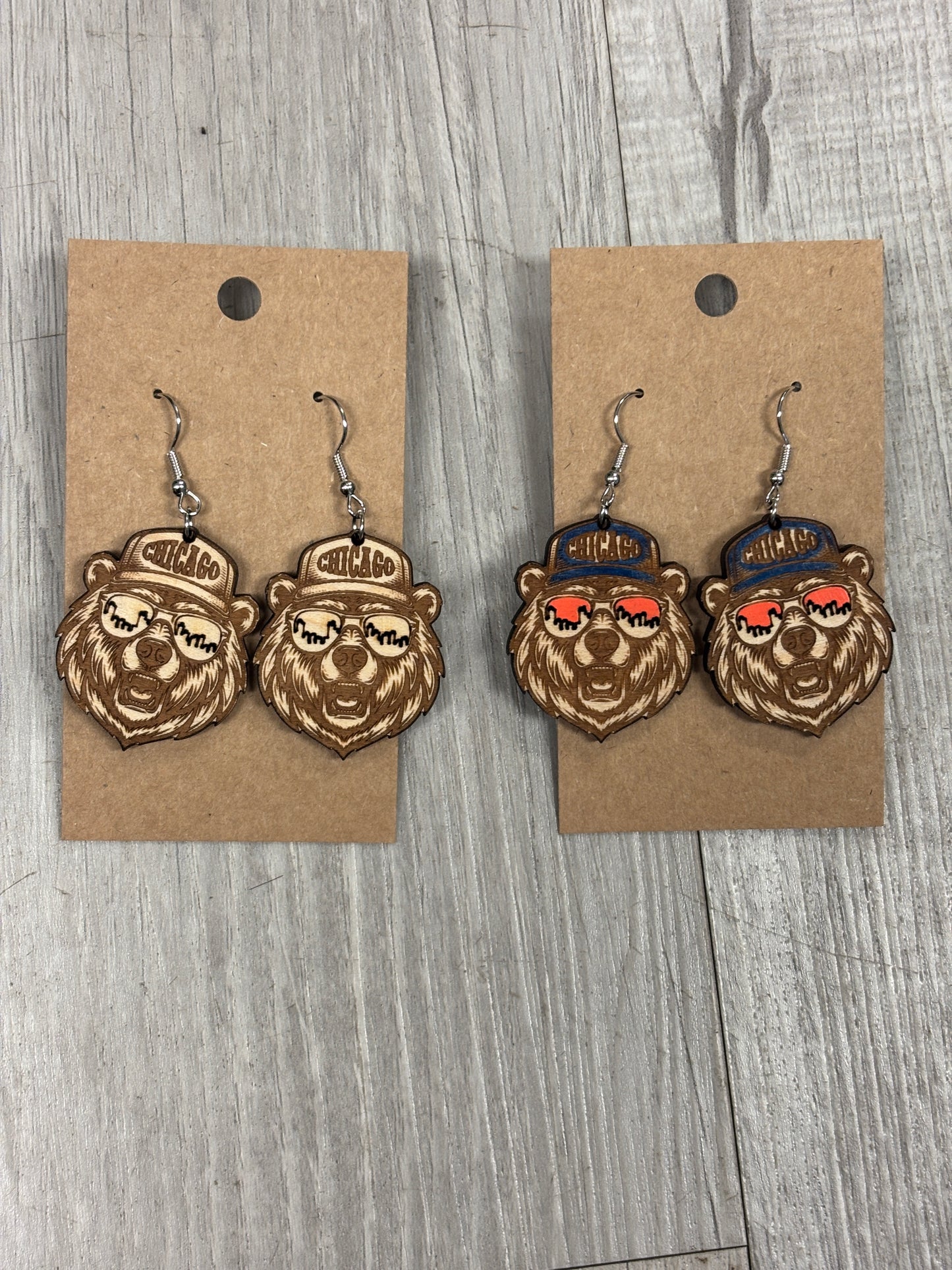 Bears Football earrings